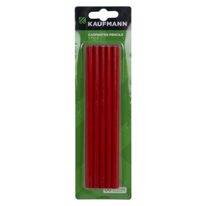 Kaufmann - Carpenter Pencil 5 Piece Set - 8 Pack