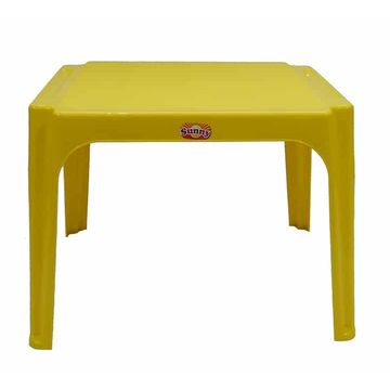 Vividitto - Kiddies Plastic Table Large - Yellow