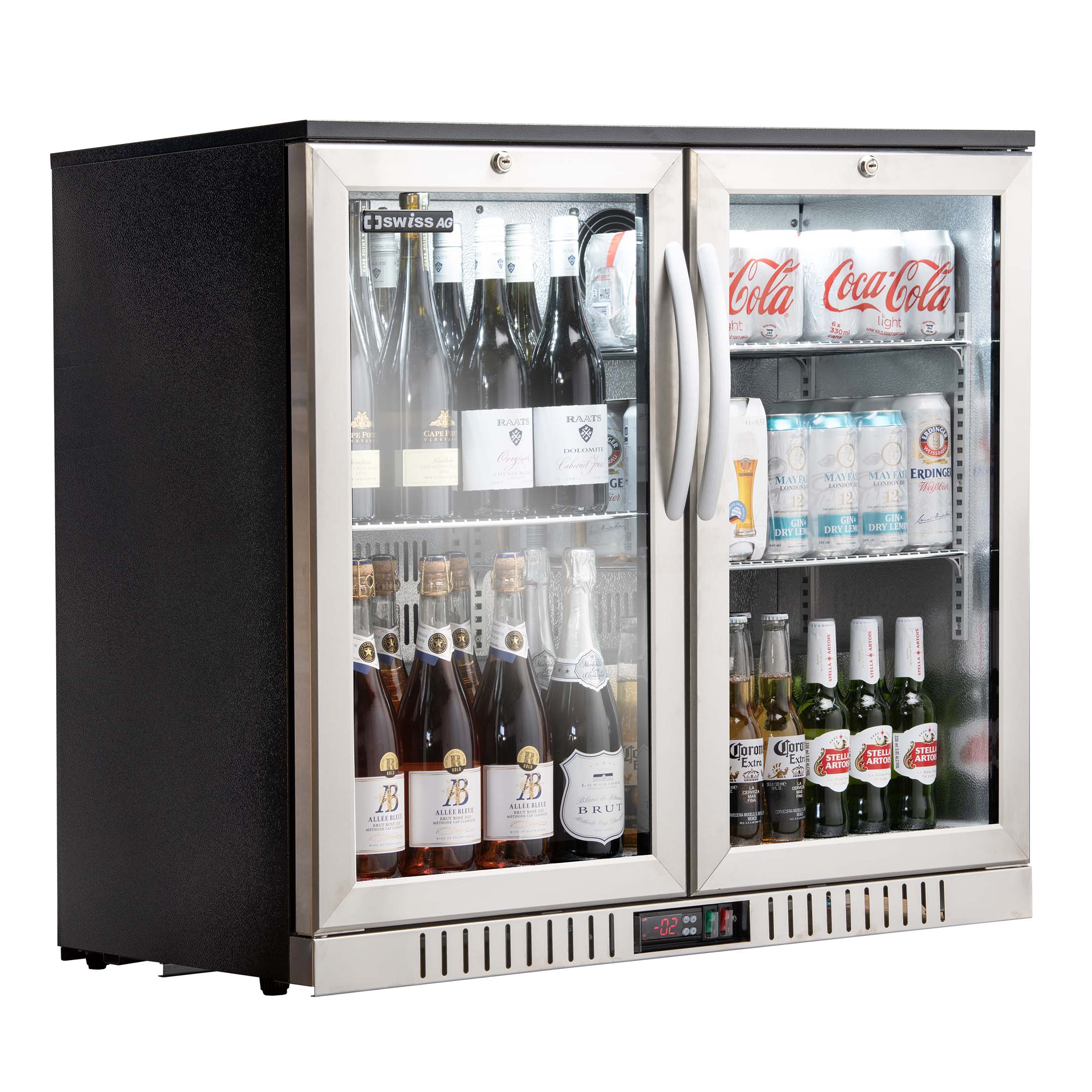 Swiss AG Frostbar  220L+  Subzero under counter cooler - Stainless