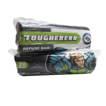 Toughererrr Refuse Bags - 27 Micron (Bag on a Roll)