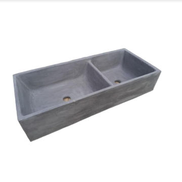 Charcoal Double Butler 101x44.5x20.5cm Basin/Sink Bespoke Hand-Made