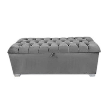 Designer Concepts Connor Storage Box - Large- King- Grey