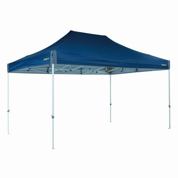 OZtrail Hydro Flow Deluxe Gazebo 4.5 x 3m Blue