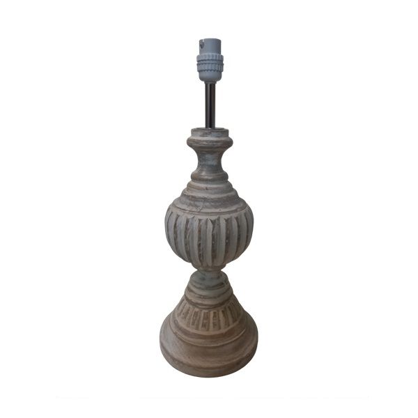 Litex Lamps Grecian Style Wooden Table Lamp