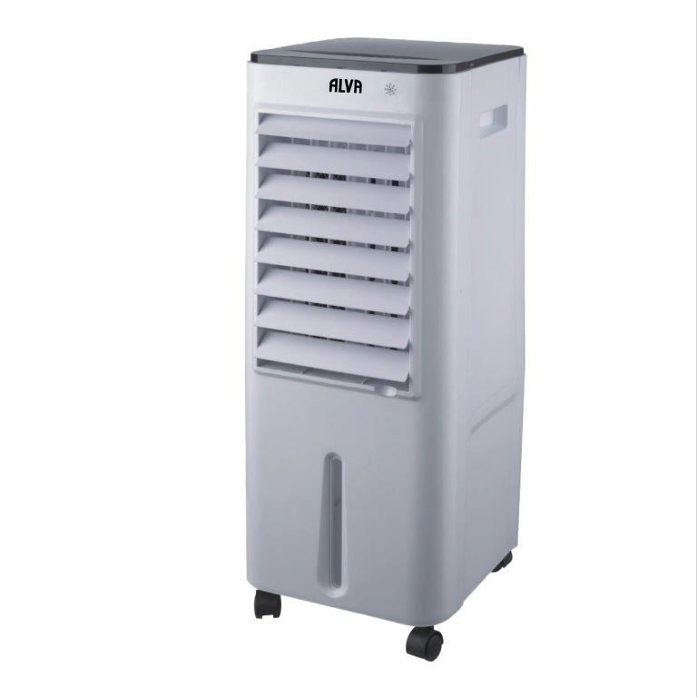 ALVA AIR 12L Evaporative Air Cooler with Timer, Remote Control Fan Humidifier 2 Ice Packs, 3 Speeds, Oscillating
