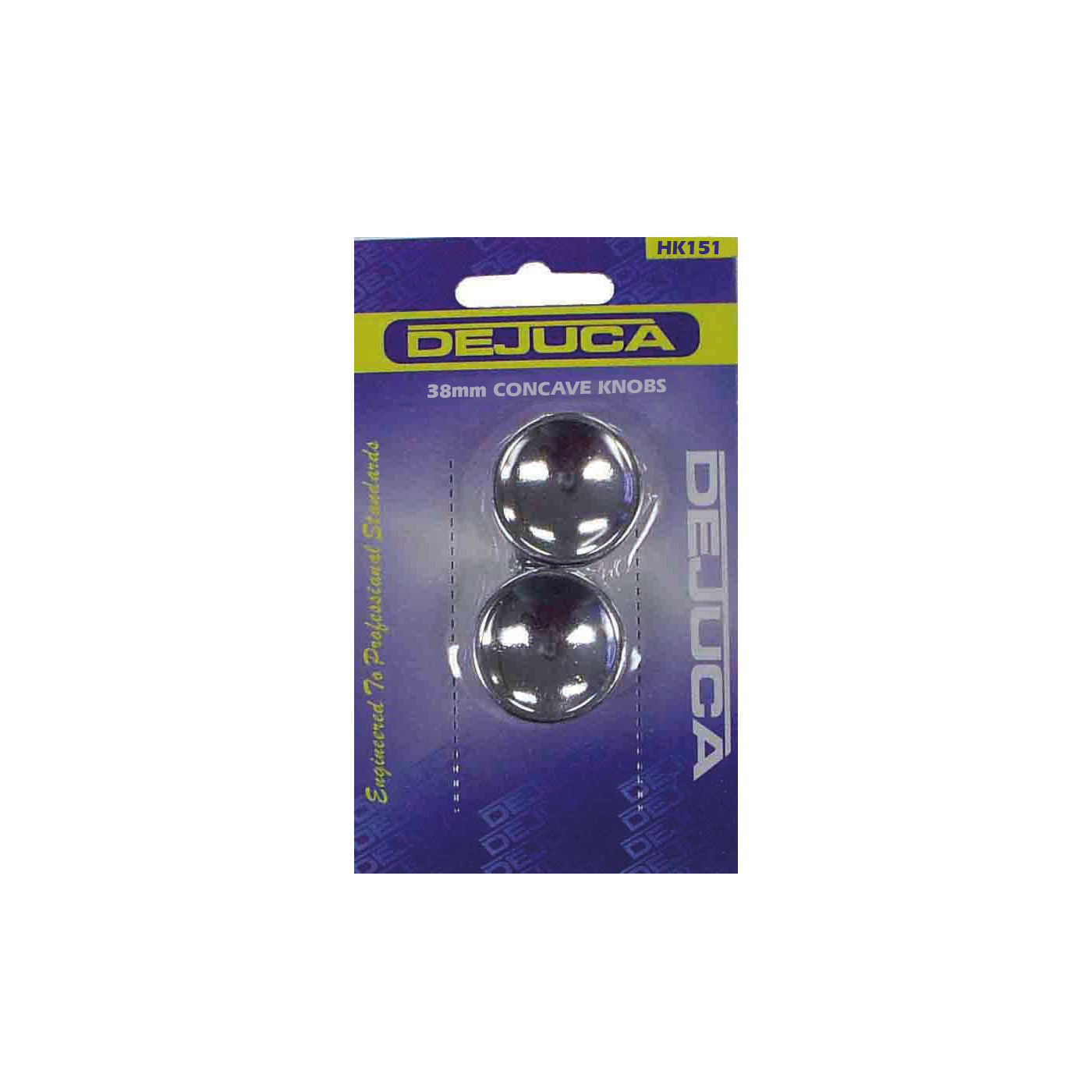 Dejuca - Concave Knobs - Cp - 38mm - 2/Card - 8 Pack