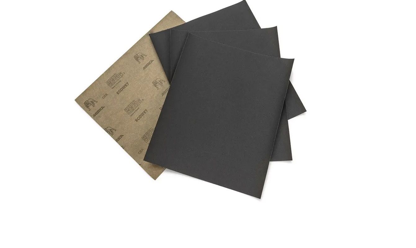 EcoWet Water Sandpaper, 280mm x 230mm, P800 (4 pack) BY WOODLY