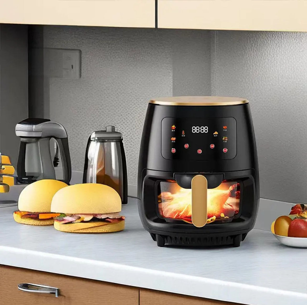 6L Digital Air Fryer with Glass