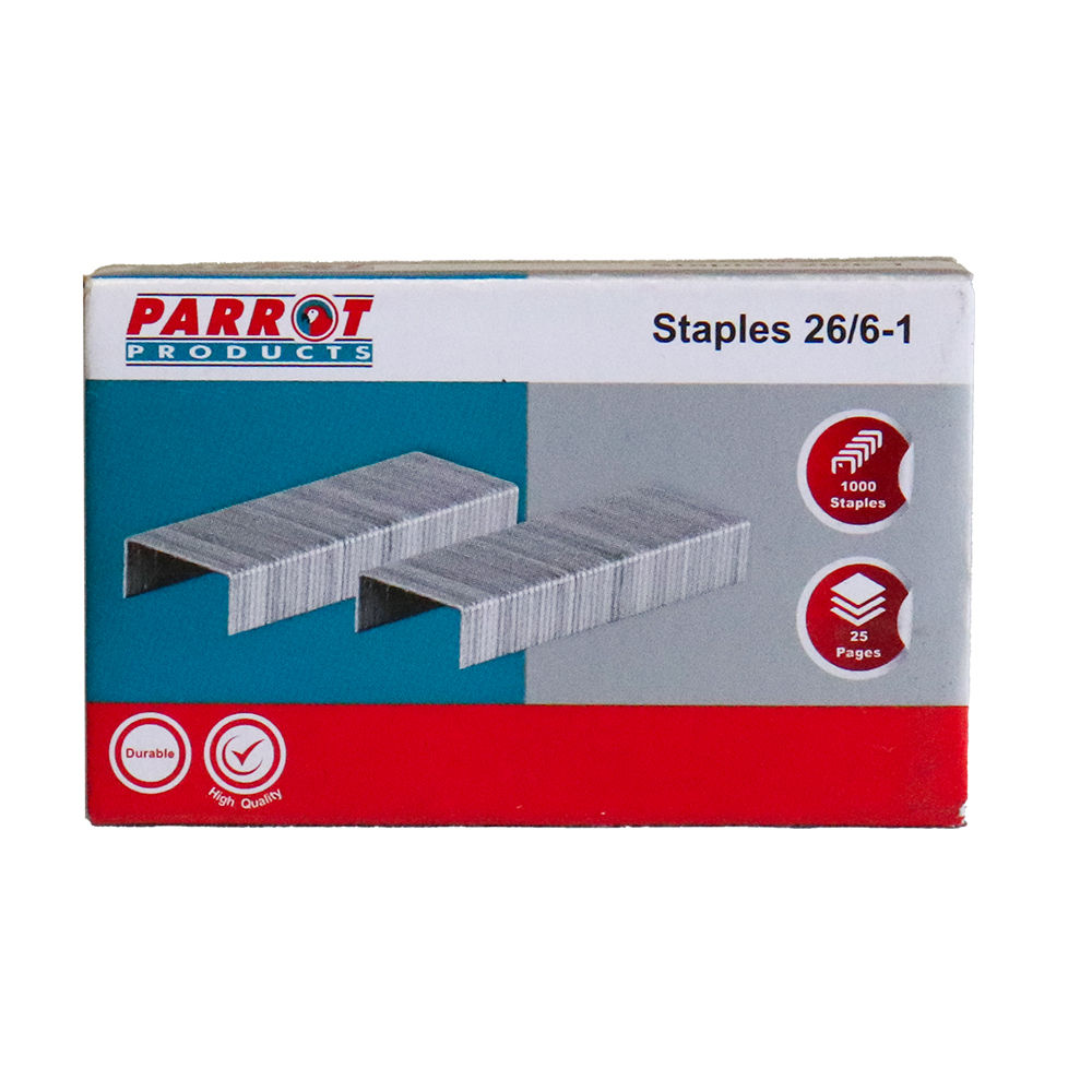 Staples (Staple Size: 26/6 - No.56 - Box of 1000 - 30 Pages)