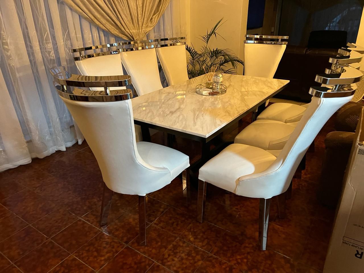 8 Seater COC Stainless Dining Room Suite