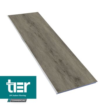 TIER Classic Commercial, Grey Oak, SPC Vinyl Flooring with CarbideCore™ Technology 181 x 1220 x 8 pcs (1.77m2 p/box)