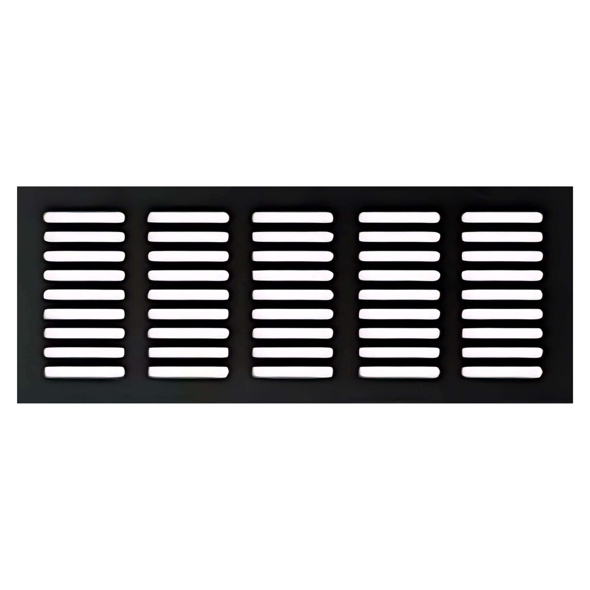ROCO Aluminum Airvent  Black 200mm x 80mm