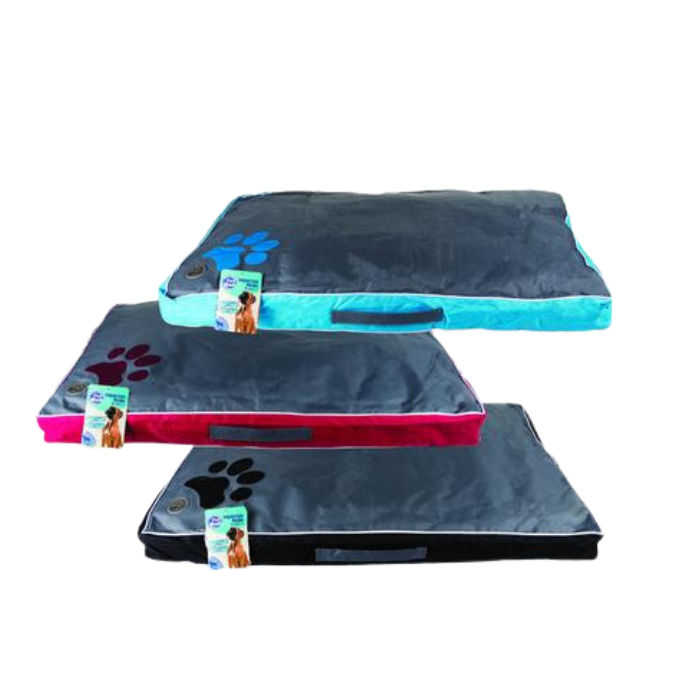 Mattress Style Pet Bed Removable Cover - 105cm x 65cm x 8cm asstd - 3pack
