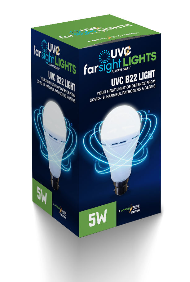 Power4less UVC B22 (6000K + UVC) 5W