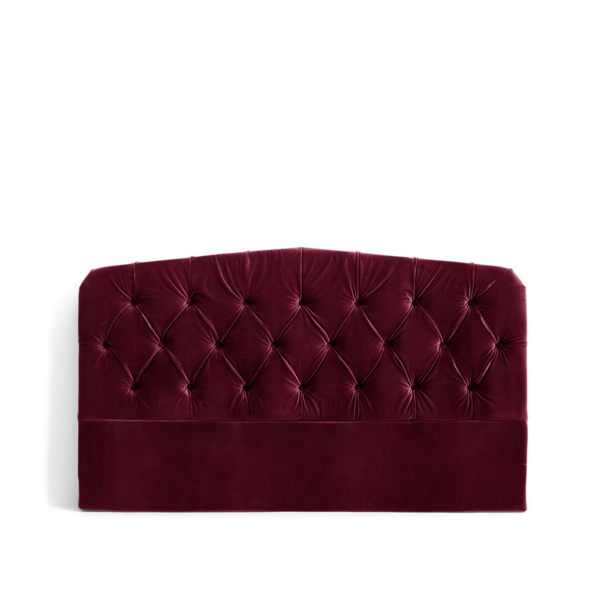 Meli Velvet Headboard - Red - Queen