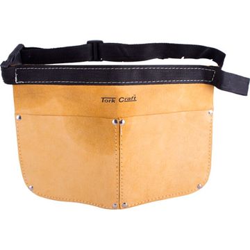 Double Pocket Leather Nail Bag
