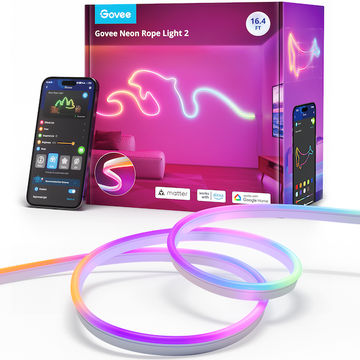 Govee Neon Rope Light 2 (5 Meter Long) - Smart Light Strip, Matter, HomeKit