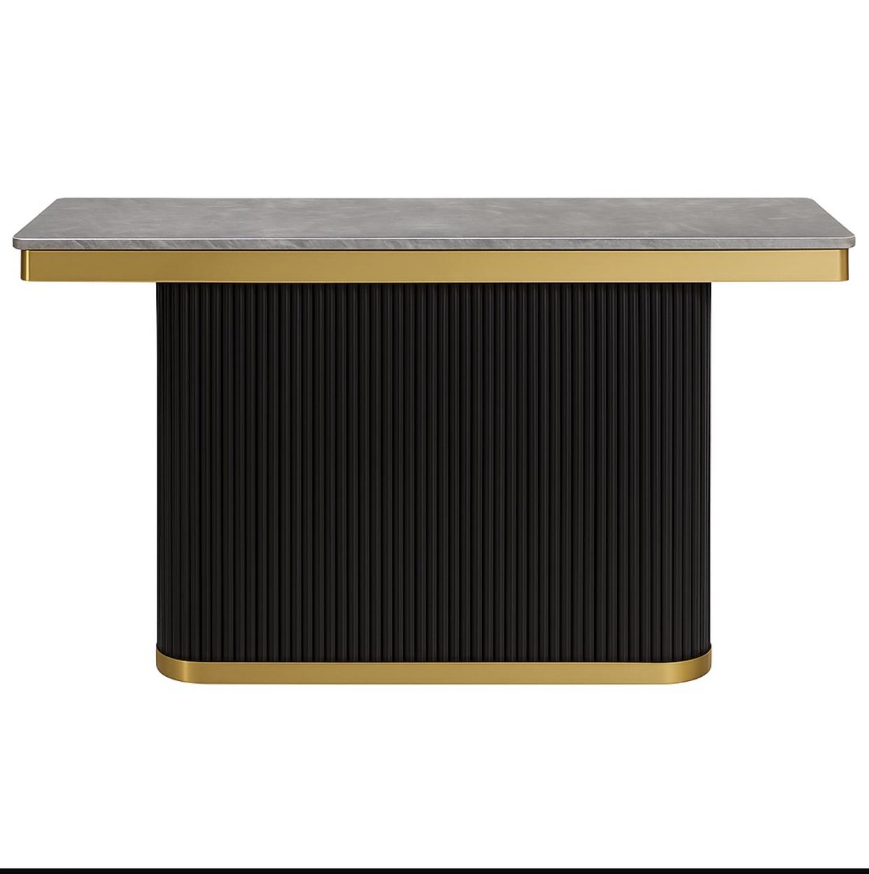 IG Furn- Vittoria Black Console