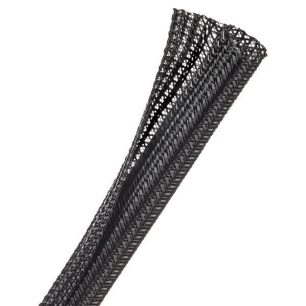 Techflex 1M Flexo F6 Uniquely Designed Split Tube, Semi-Rigid Braided Sleeving (F6N) - 12.7Mm
