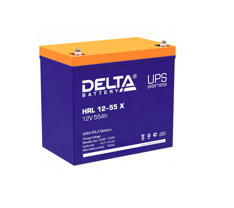 Delta HRL 12V 55AH X UPS Battery