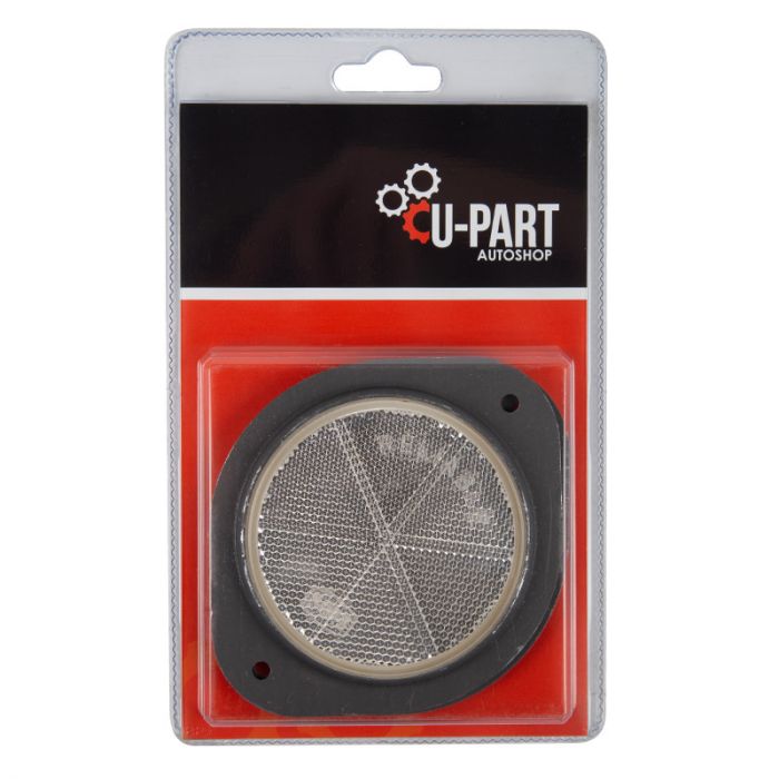U-Part - Reflector - Round - White - 76mm - 2 Per Pack - Bulk Pack of 5