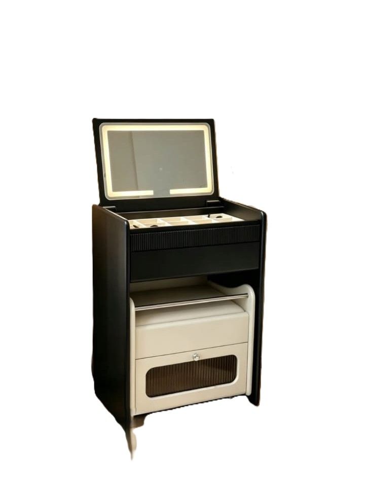 LBM FURN- Black & White Dressing Table