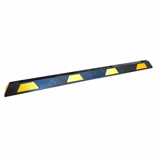 183cm Long Rubber Wheel Stops / Parking Bumper with Glass Bead Reflector