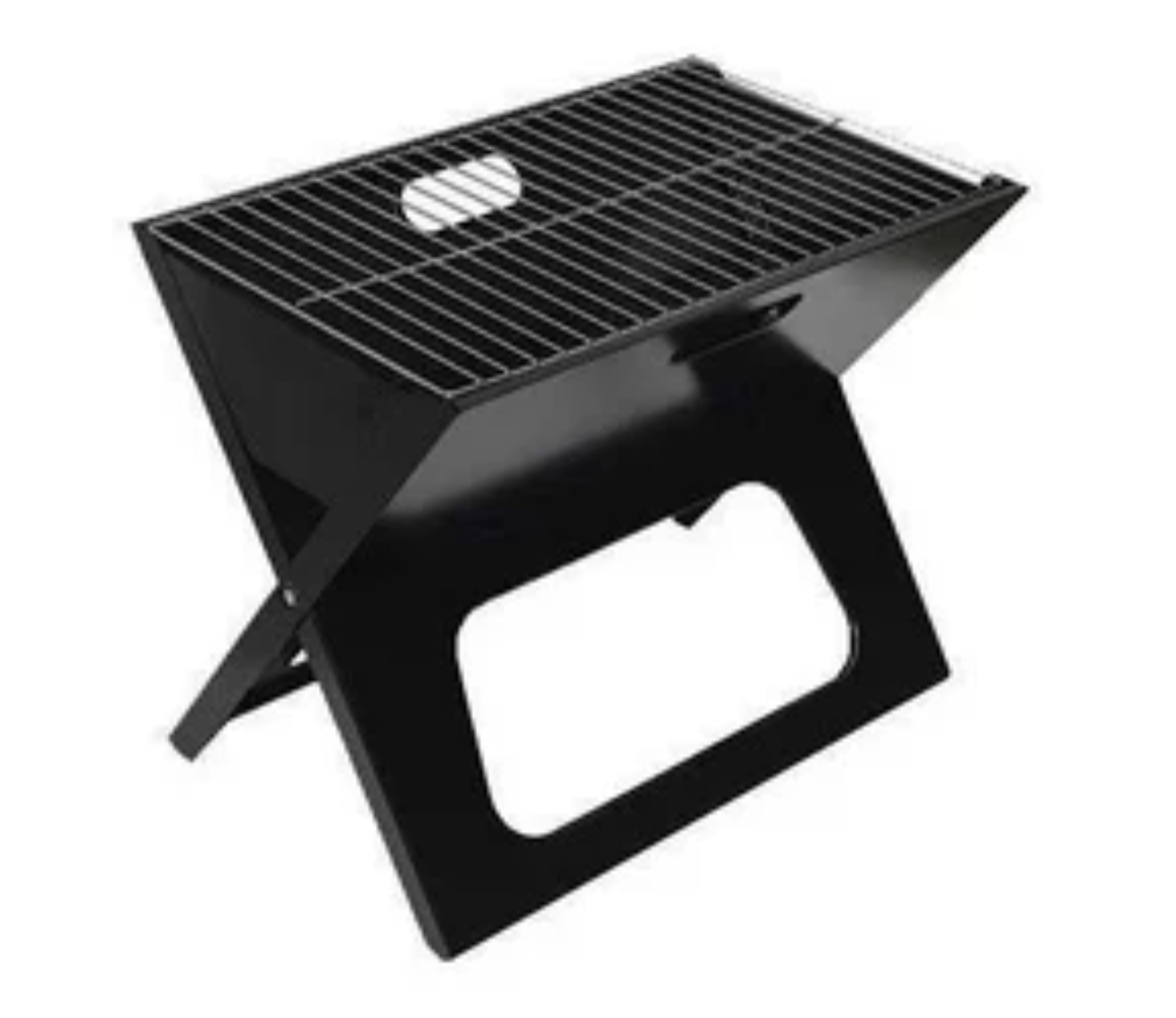Portable folding charcoal braai stand