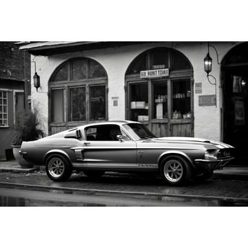 Canvas Wall Art -  Shelby GT500 Vintage 1967- B1511 - [120 x 80 cm]