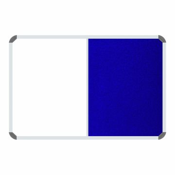 Non-Magnetic Combination Whiteboard (2000*1200mm - Royal Blue Felt)