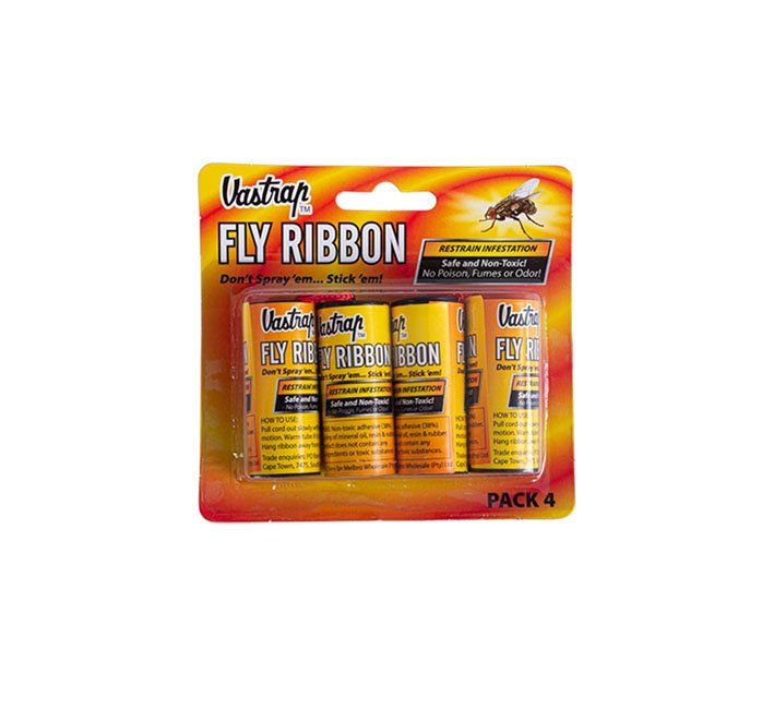 Fly Ribbon - Adhesive Fly Traps - 4 Pack - 6 Pack