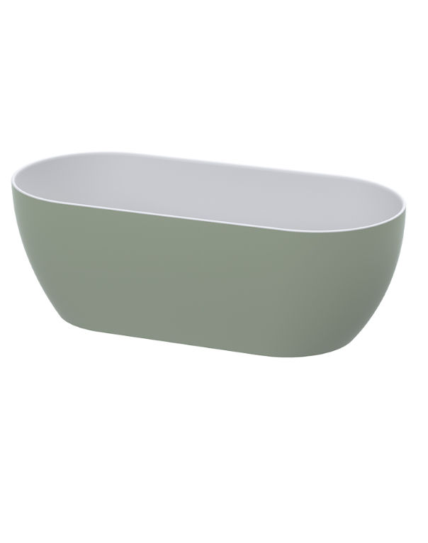 Home And Beyond Cowley Green No Overflow Freestanding Bath SP 1620*735*570mm