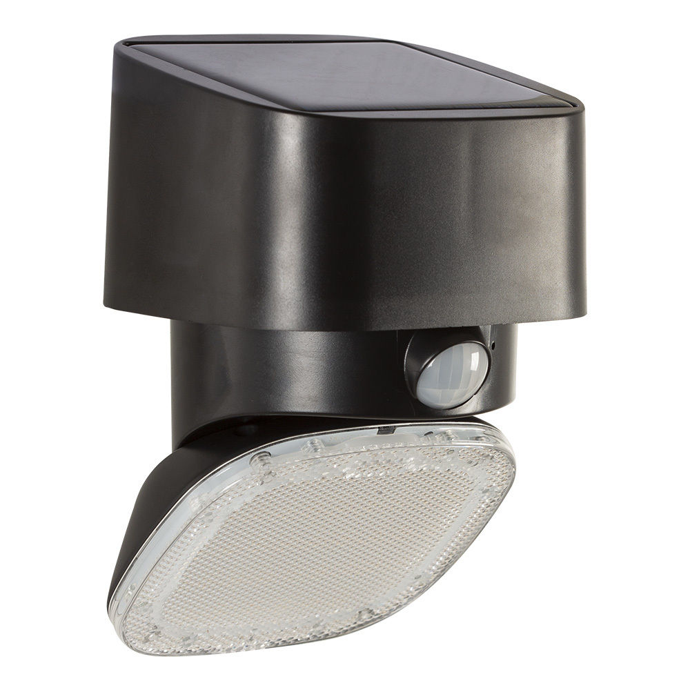 Eurolux - Solar - Mars2 & Sensor - Wall Light - Black