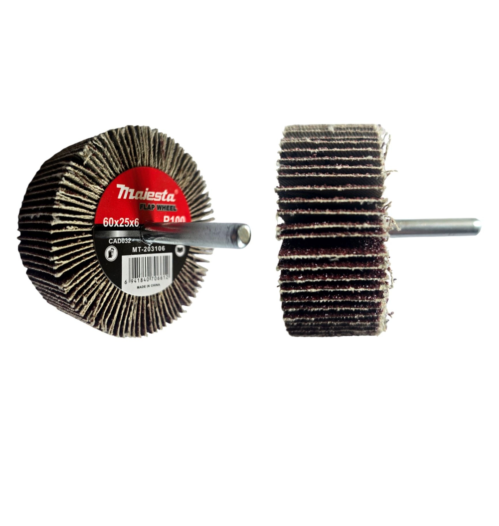 Majesta Abrasive Flap Wheel for Drill 60mm 100 Grit