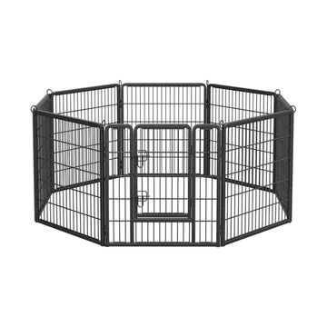 Foldable 8-Panel Pet Playpen for Indoor & Outdoor Small Medium Pets