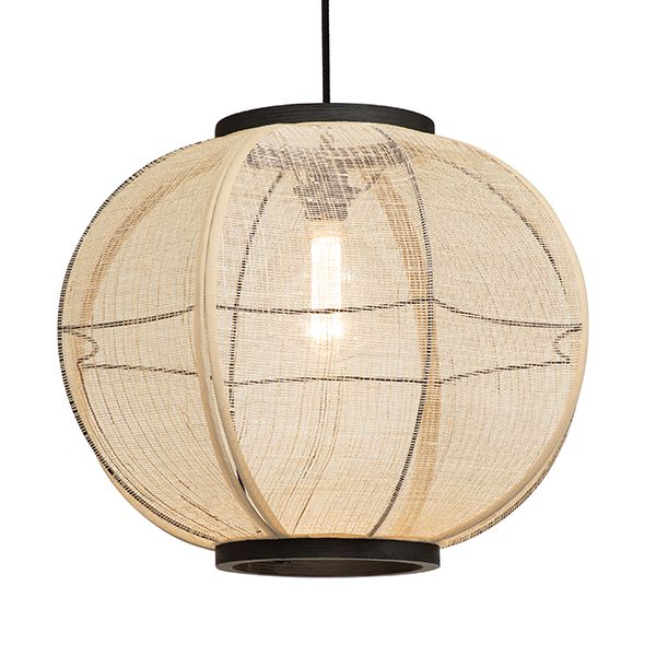 Pendant Chrys Natural Medium Round