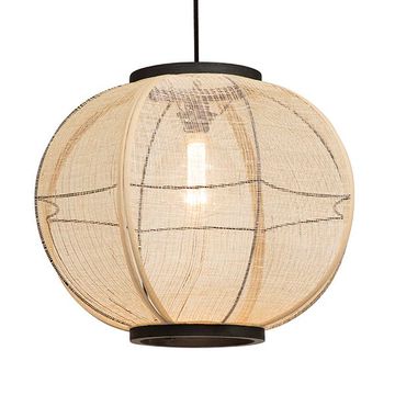 Pendant Chrys Natural Medium Round