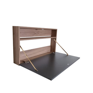 Liverpool Foldaway Desk - Sahara & Storm Grey