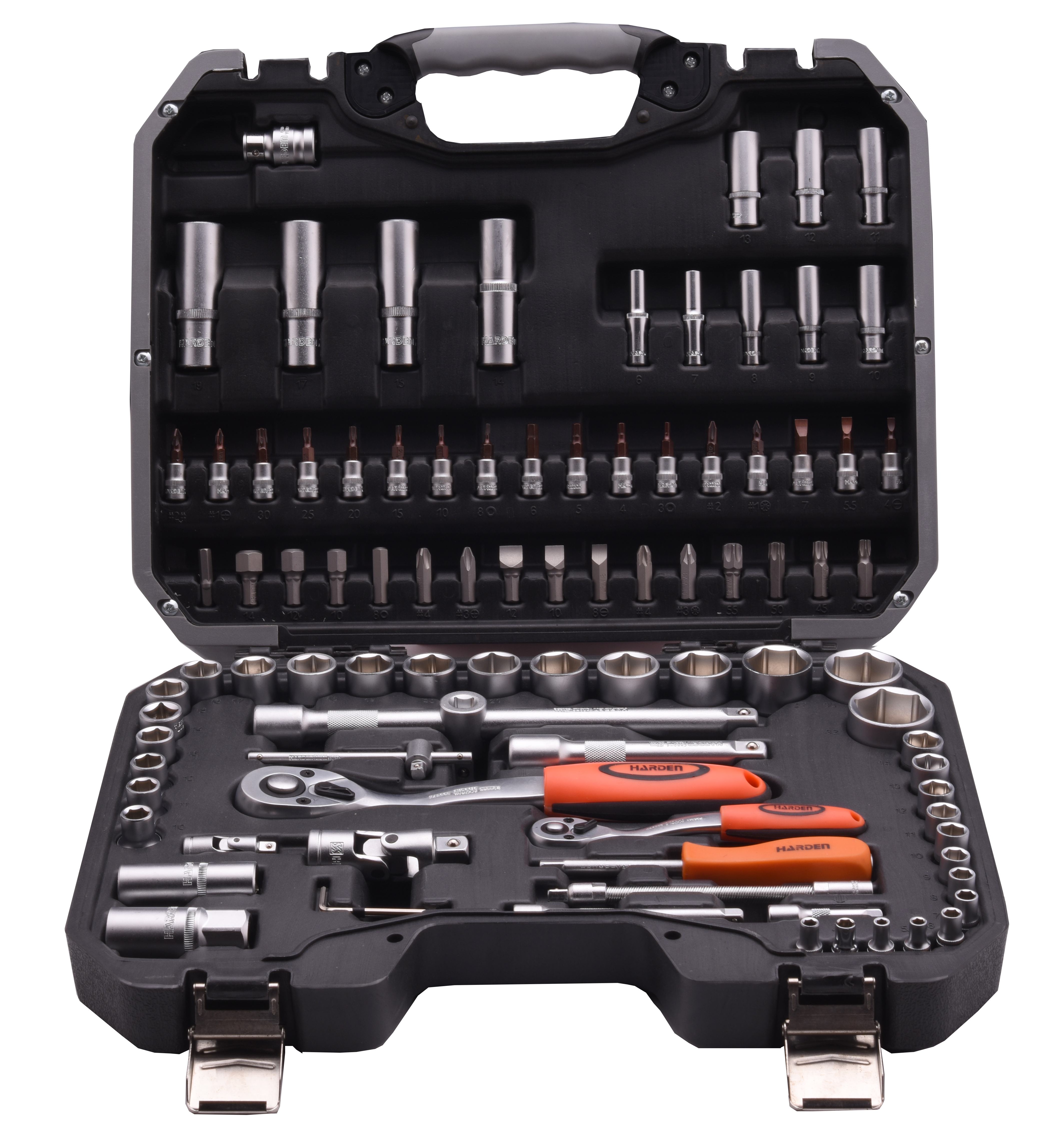 HARDEN 94 Piece ½” & ¼” Drive Socket Set