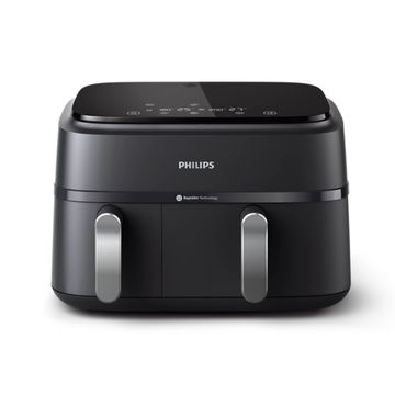 Philips 3000 Series Dual Basket 9L Airfryer (black) NA351/00