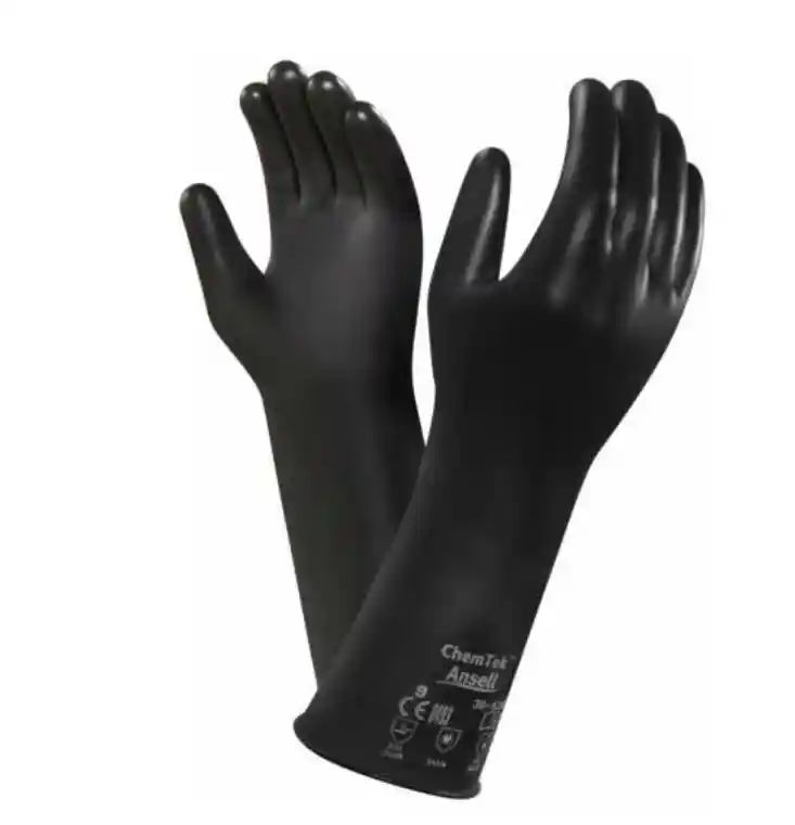Ansell Chemtek Butyl /Viton Smooth Black - L