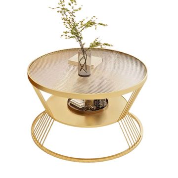 Muett Aurelia Fluted Glass Coffee Table