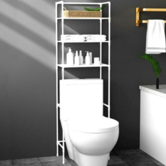 Over the Toilet Shelf 3-Tier Bathroom Storage Rack – 45 25 150 cm