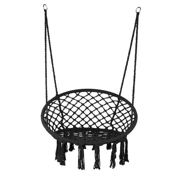 Modern Hammock Swing Lounge Chair - Black