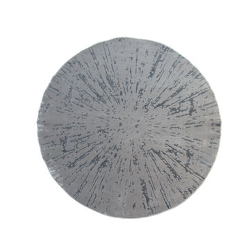 BK Carpets & Rugs -  Modern Round Abstract Rug -  2,8m x 2,8m -  Dark Grey - Grey