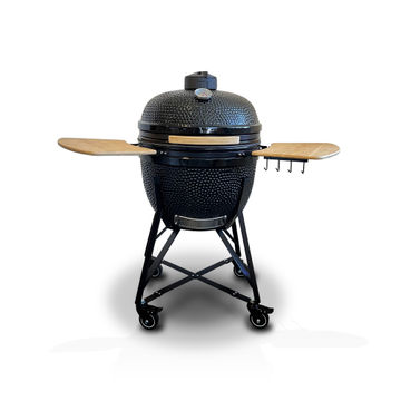 Kamado JAN X-Large Ceramic Grill Kit - Black