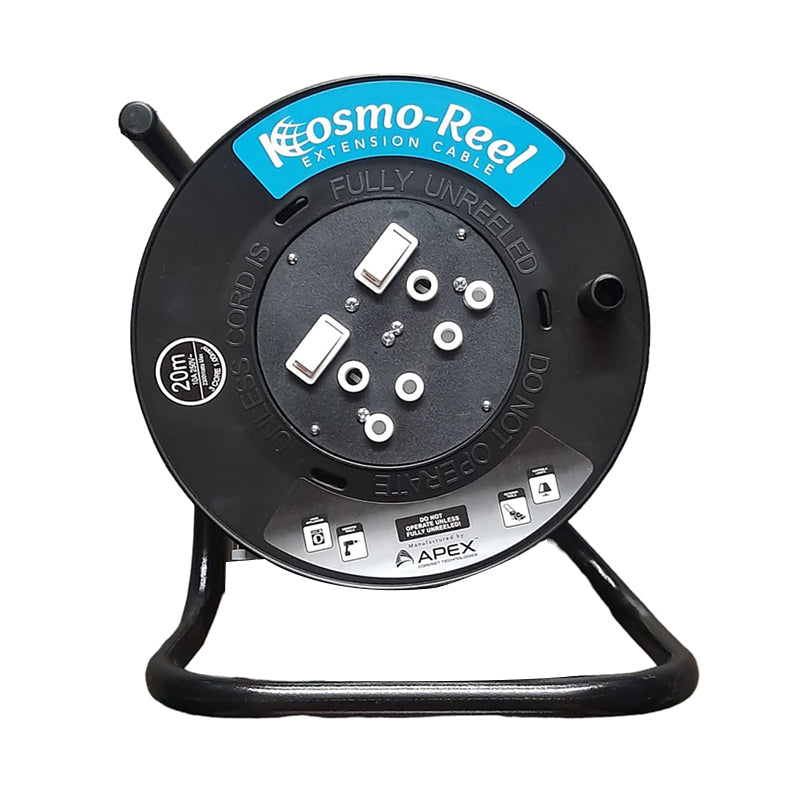 KOSMO-REEL Extension Plastic Reel 2 X 10A 20m x 1.0mm