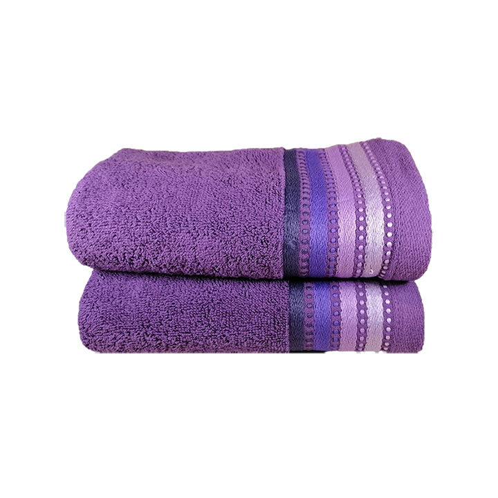 Royal Turkish Collection 450gsm 100 Cotton Hand Towel Purple Pack