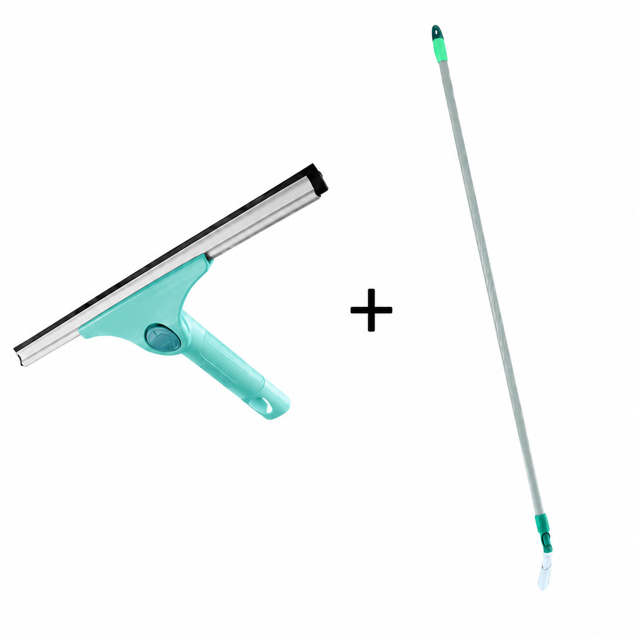 Leifheit Click System 2in1 Window Squeegee with Handle