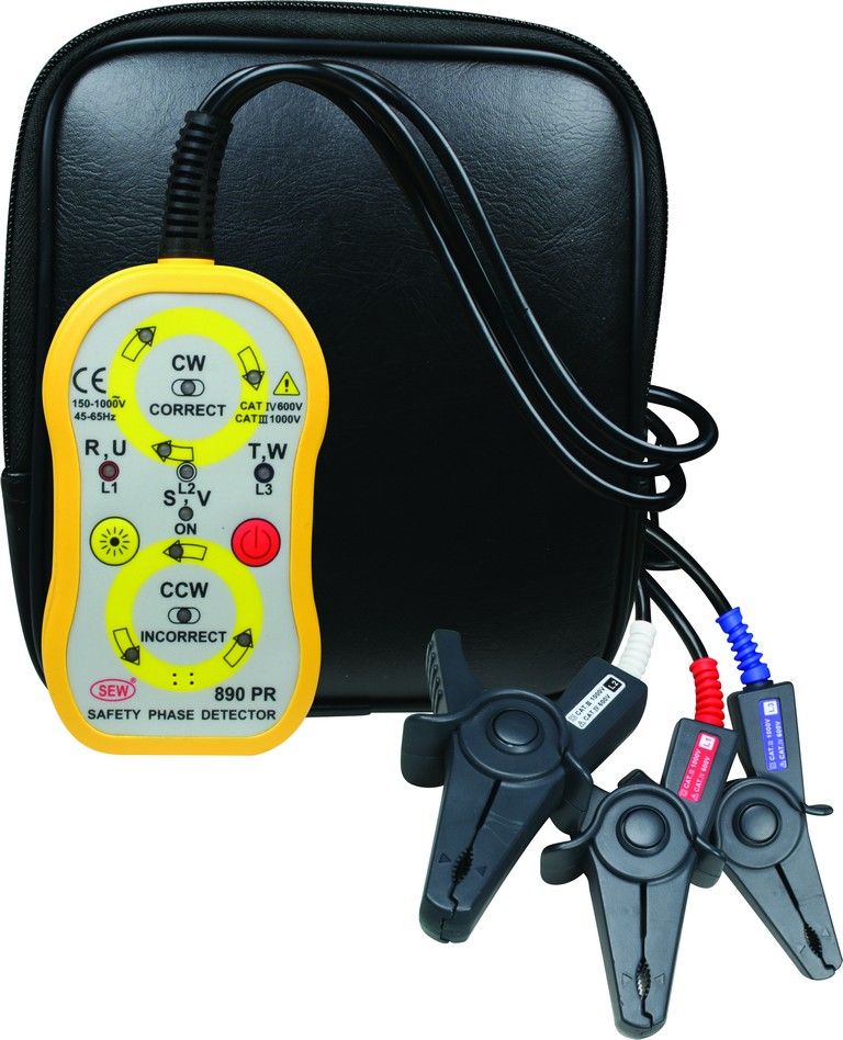 Non Contact Phase Sequence/Open Phase Detector